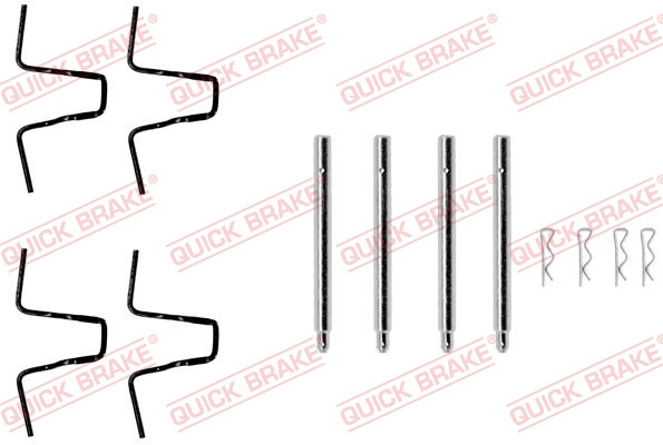 QUICK BRAKE Zubehörsatz, Scheibenbremsbelag
