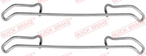 QUICK BRAKE Zubehörsatz, Scheibenbremsbelag