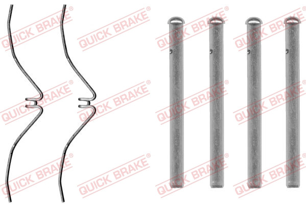 QUICK BRAKE Zubehörsatz, Scheibenbremsbelag