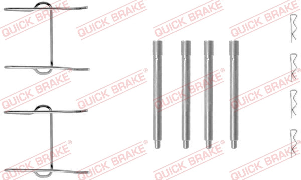 QUICK BRAKE Zubehörsatz, Scheibenbremsbelag