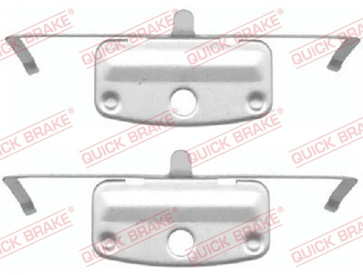 QUICK BRAKE Zubehörsatz, Scheibenbremsbelag