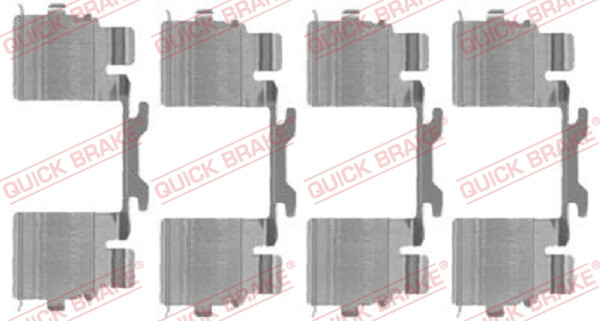 QUICK BRAKE Zubehörsatz, Scheibenbremsbelag