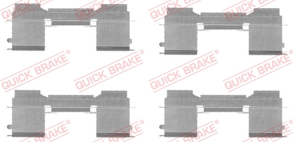 QUICK BRAKE Zubehörsatz, Scheibenbremsbelag