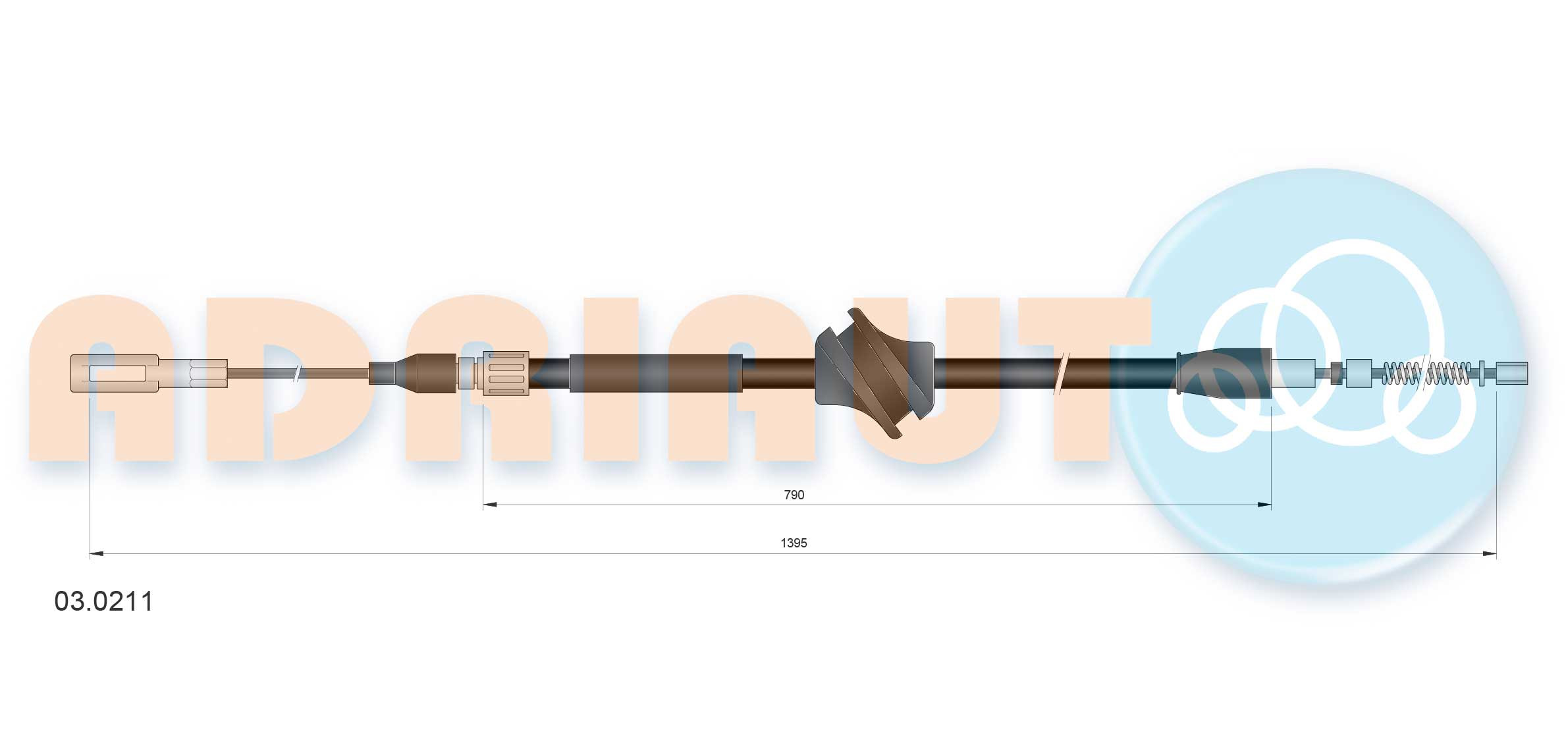 ADRIAUTO Seilzug, Feststellbremse