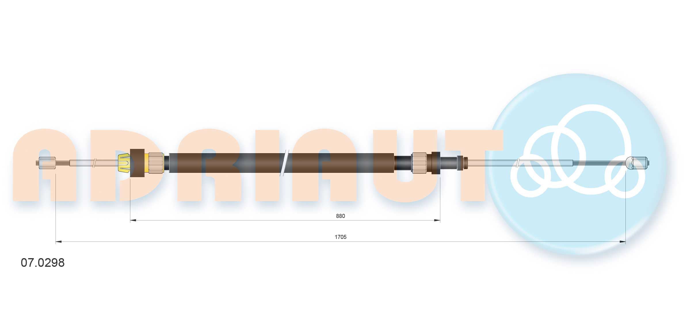 ADRIAUTO Seilzug, Feststellbremse