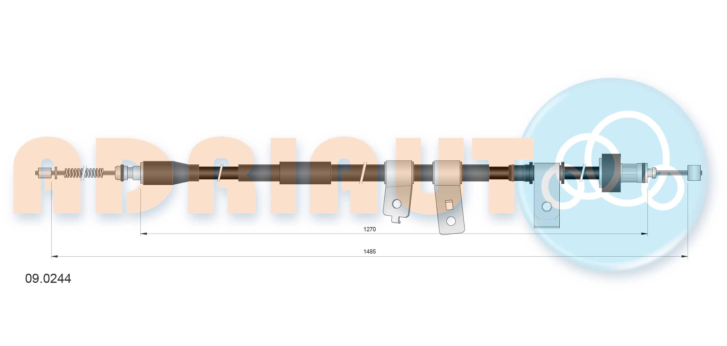 ADRIAUTO Seilzug, Feststellbremse
