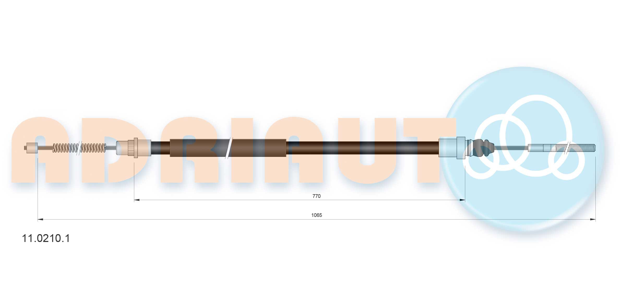 ADRIAUTO Seilzug, Feststellbremse