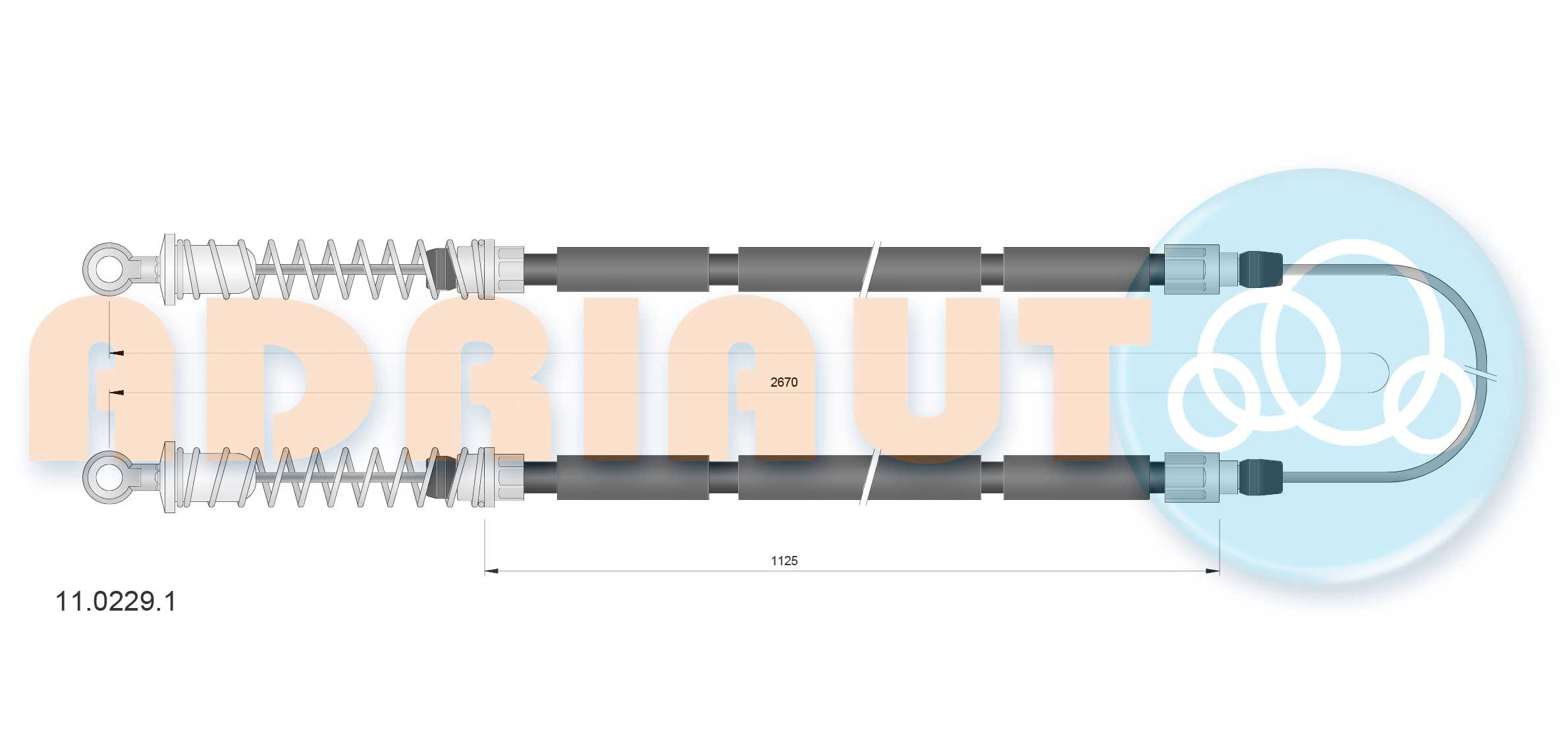 ADRIAUTO Seilzug, Feststellbremse
