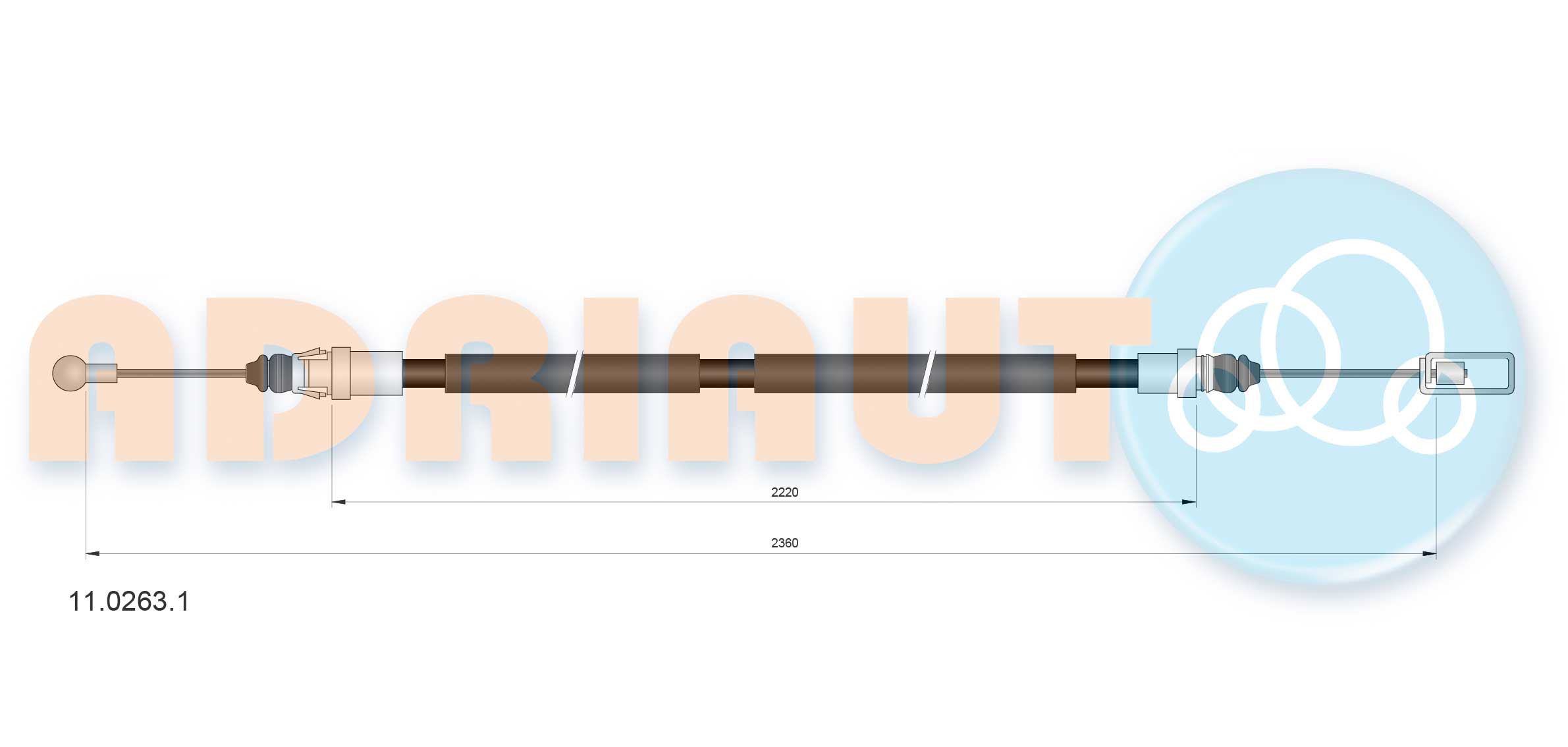 ADRIAUTO Seilzug, Feststellbremse