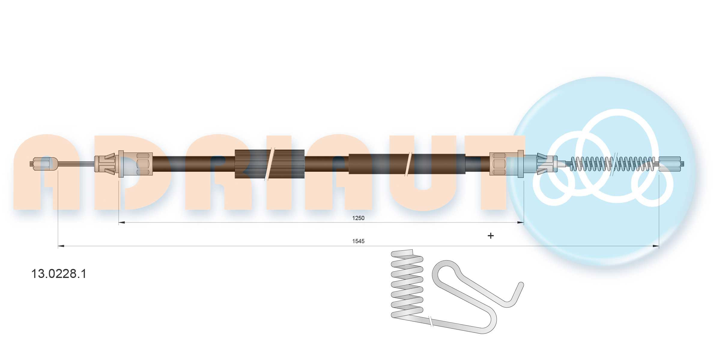 ADRIAUTO Seilzug, Feststellbremse