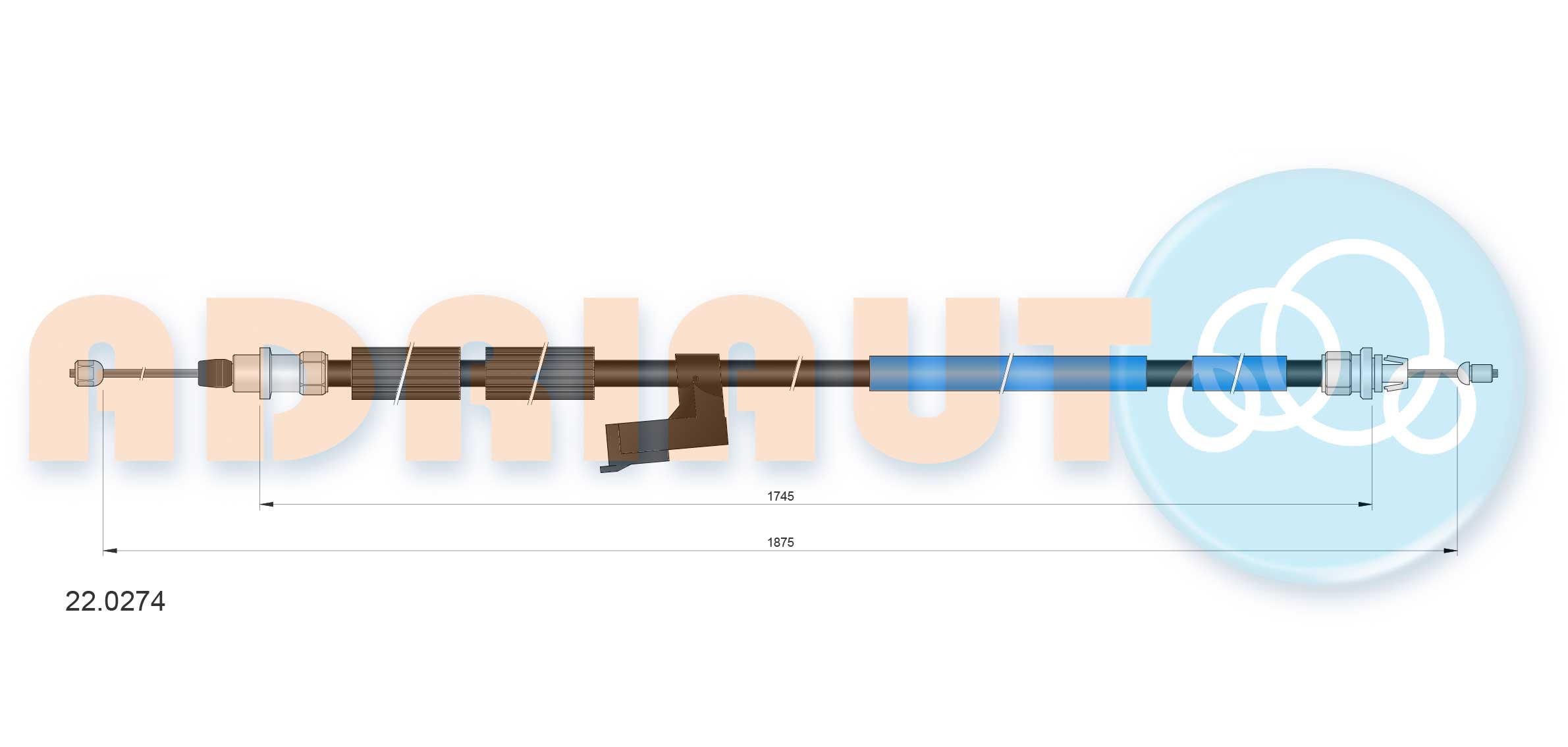 ADRIAUTO Seilzug, Feststellbremse
