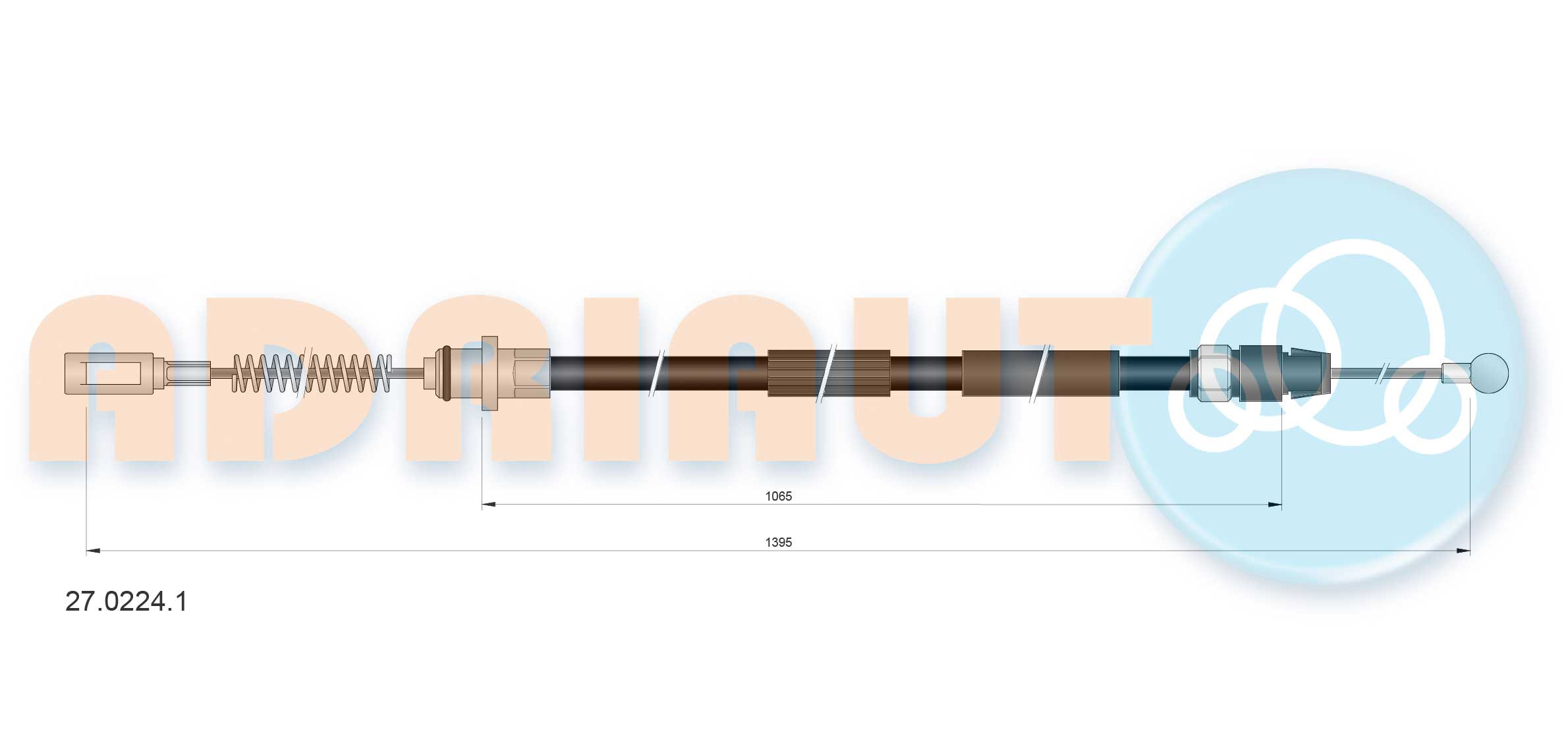 ADRIAUTO Seilzug, Feststellbremse
