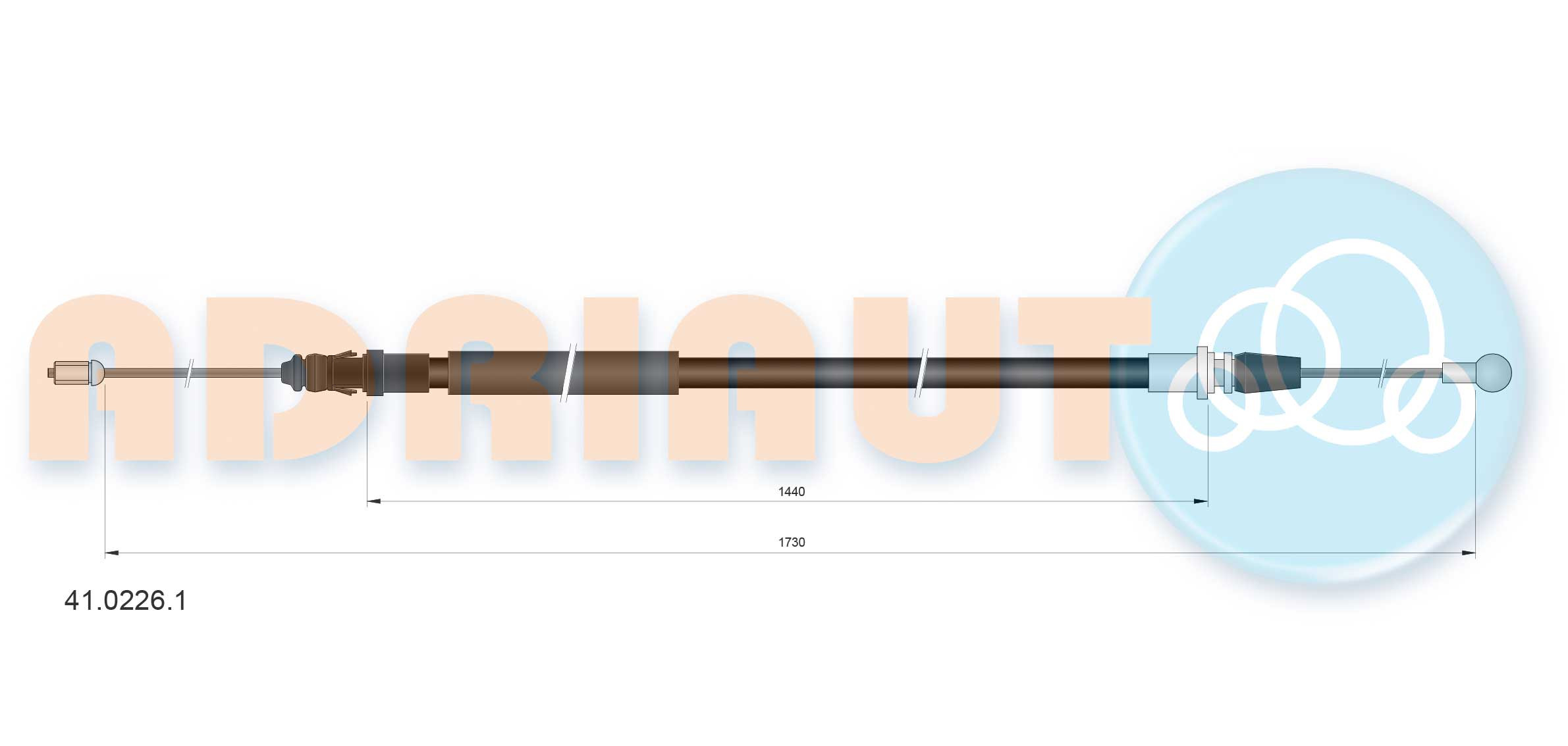ADRIAUTO Seilzug, Feststellbremse