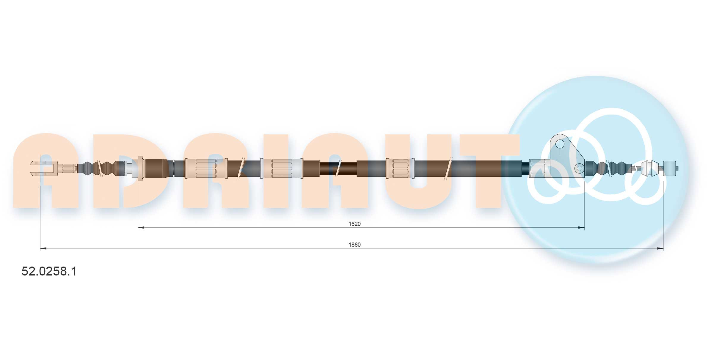 ADRIAUTO Seilzug, Feststellbremse