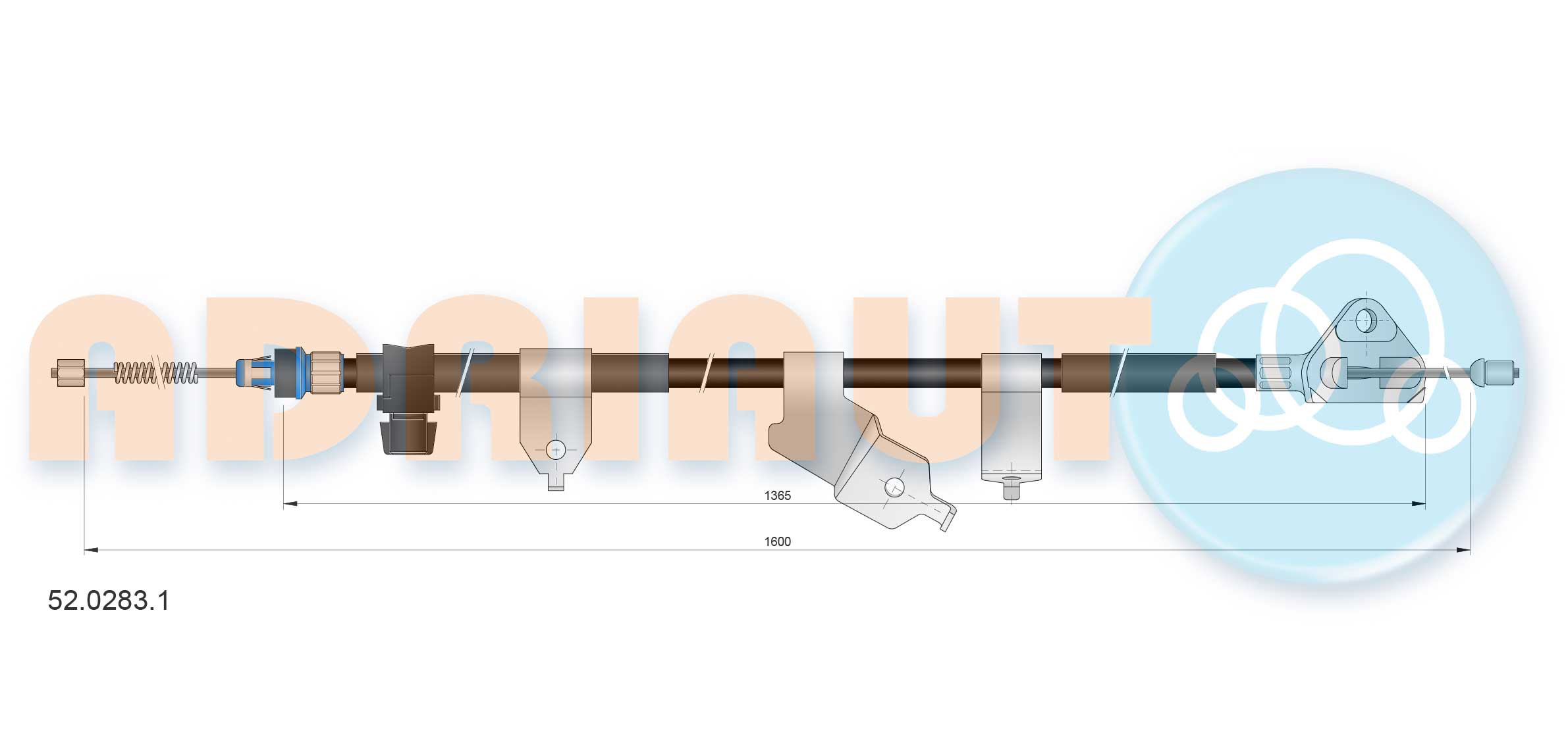 ADRIAUTO Seilzug, Feststellbremse