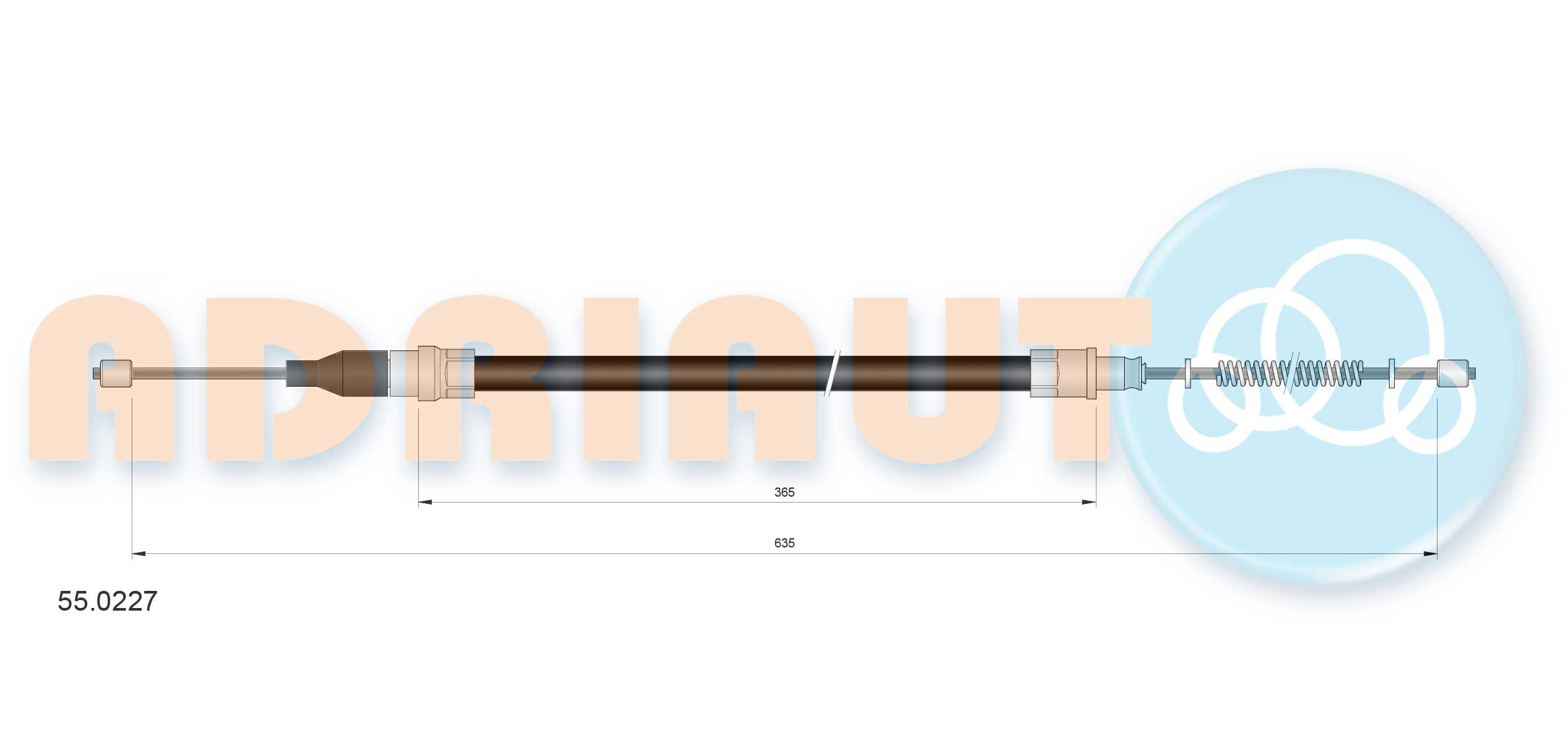 ADRIAUTO Seilzug, Feststellbremse