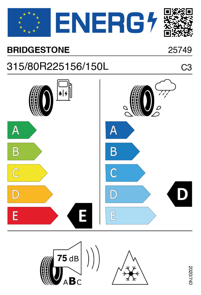 REAR M+S 3PMSF (154/150M)
