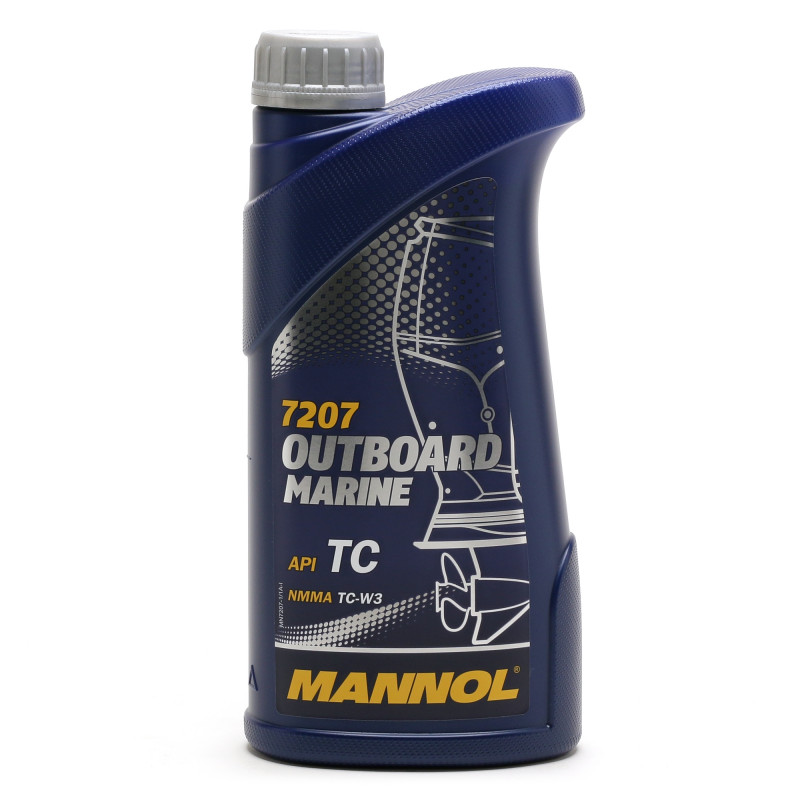 MANNOL Bootsmotoröl MN7207-1 – Synthetisch, NMMA TC-W3, Für Außenborder, Scooter & Jet-Skis