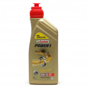 Castrol Power 1 4T 20W-50 Motorrad Motoröl 1l Flasche