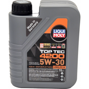 Liqui Moly 3706 5W-30 Top Tec 4200 Longlife III Motoröl 1l Flasche