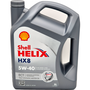 Shell Helix HX8 ECT 5W-40 Motoröl 5l Flasche