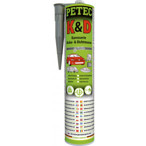 Petec 94630 K u. D Karosserie Klebe- und Dichtmasse 310ml, grau