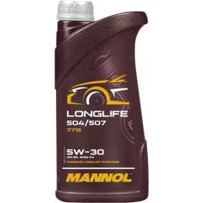 Mannol 7715 Longlife 504/507 5W-30 Motoröl 1l Flasche