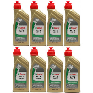 Castrol MTX 10W-40 Motorrad-Getriebeöl 8x 1l = 8 Liter
