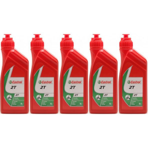 Castrol 2T mineralisches Motorrad Motoröl 5x 1l = 5 Liter