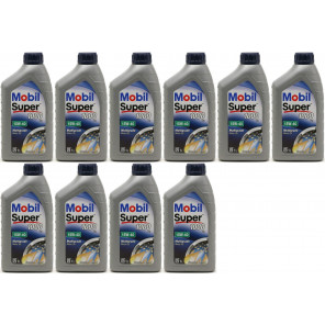 Mobil Super 1000 X1 15W-40 Motoröl 10x 1l = 10 Liter