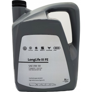 Original VW LongLife III FE 0W-30 Motorenöl Original GS55545M4EUR - 5l
