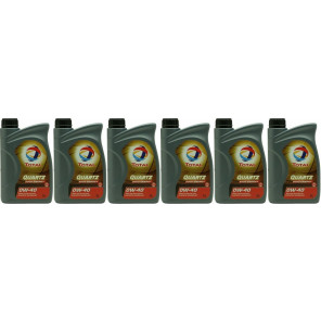 Total Quartz 9000 Energy 0W-40 Motoröl 6x 1l = 6 Liter