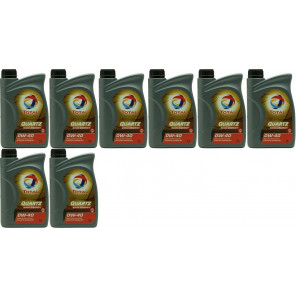 Total Quartz 9000 Energy 0W-40 Motoröl 8x 1l = 8 Liter