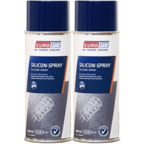 Eurolub Silicon/ Silikon Spray 2x 400 Milliliter