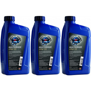 EUROLUB Multigrade SAE 20W-50 Classic Motoröl 3x 1l = 3 Liter