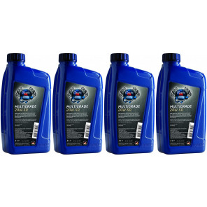 EUROLUB Multigrade SAE 20W-50 Classic Motoröl 4x 1l = 4 Liter