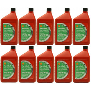 Shell Aeroshell Oil W 15W-50 10x 1l = 10 Liter