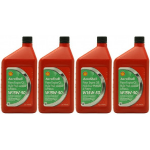Shell Aeroshell Oil W 15W-50 4x 1l = 4 Liter