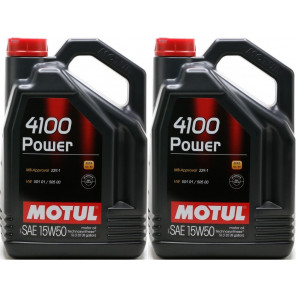 Motul 4100 Power 15W-50 Motoröl 2x 5 = 10 Liter