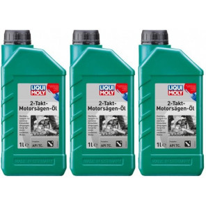 Liqui Moly 1282 2-Takt-Motorsägen-Öl 3x 1l = 3 Liter