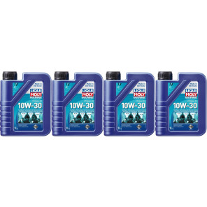 Liqui Moly 25022 Marine 4T Motor Oil 10W-30 4x 1l = 4 Liter