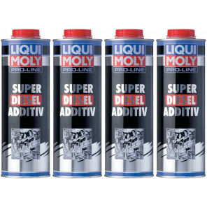 Liqui Moly 5176 Pro-Line Super Diesel Additiv 4x 1l = 4 Liter