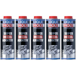 Liqui Moly 5176 Pro-Line Super Diesel Additiv 5x 1l = 5 Liter
