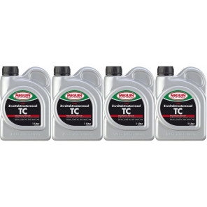 Meguin megol 9025 TC 2T teilsynthetisches Motorrad Motoröl 4x 1l = 4 Liter