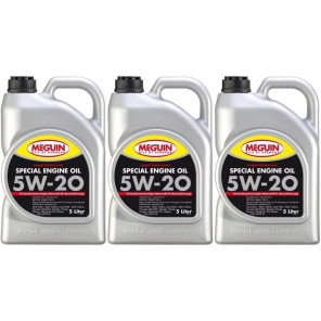 Meguin megol 9499 Motoröl Special Engine Oil SAE 5W-20 3x 5 = 15 Liter
