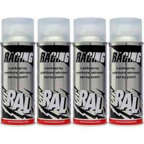 RACING KLARLACK MATT 4x 400 Milliliter