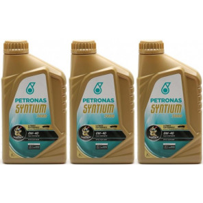 Petronas Syntium 7000 0W-40 Motoröl 3x 1l = 3 Liter