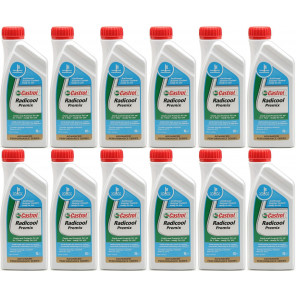 Castrol Radicool Premix Kühlerfrostschutz Fertigmischung 12x 1l = 12 Liter