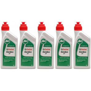 CASTROL GARDEN 2T Motoröliter 5x 1l = 5 Liter