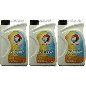 Total Glacelf Auto Supra Kühlerfrostschutz Konzentrat 3x 1l = 3 Liter